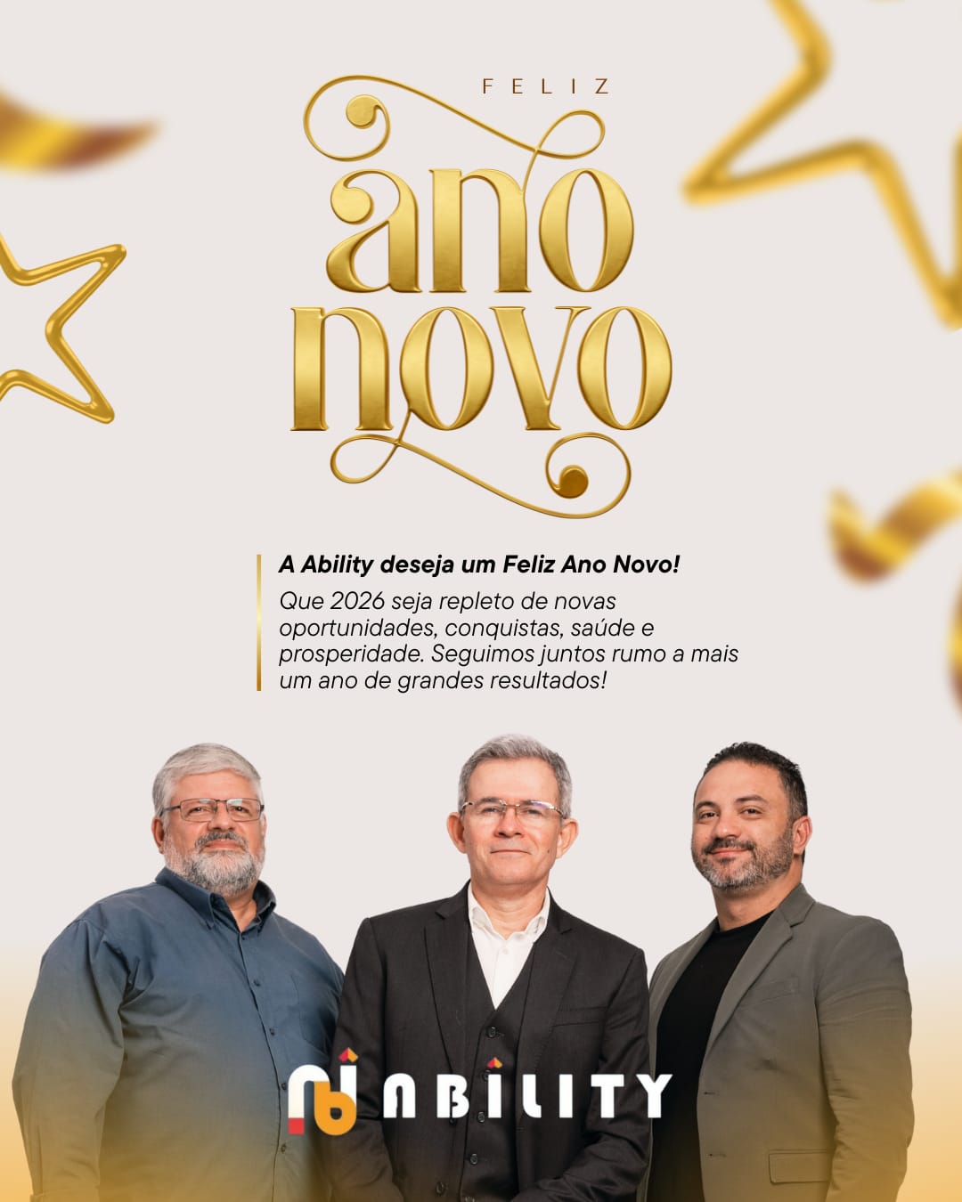 Um 2026 próspero e que todos os objetivos sejam conquistados
